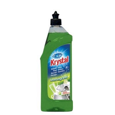 KRYSTAL, prostředek čistící, na nádobí, Lemongrass, 750 ml