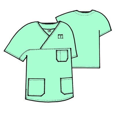 TDX Halena unisex přes hlavu, BA/PES, VS182, bílá