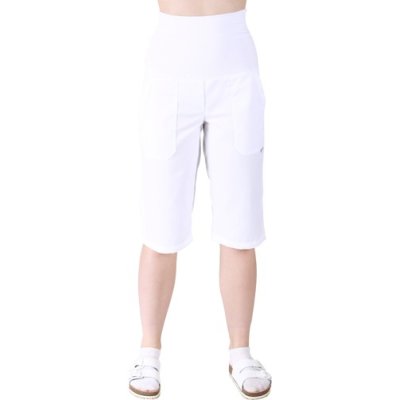 TDX Kalhoty dámské 3/4 PATRICIE, BA/PES, elastický pas, VS168, bílé