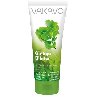 VAKAVO, krém glycerinový, na ruce, Ginko, 100 ml