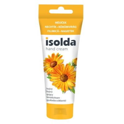 ISOLDA, krém hojivý, na ruce, měsíček lékařský s lněným olejem, 100 ml
