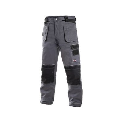 CS, Kalhoty ORION TEODOR, zimní, pánské, šedo-černé, vel.44-66