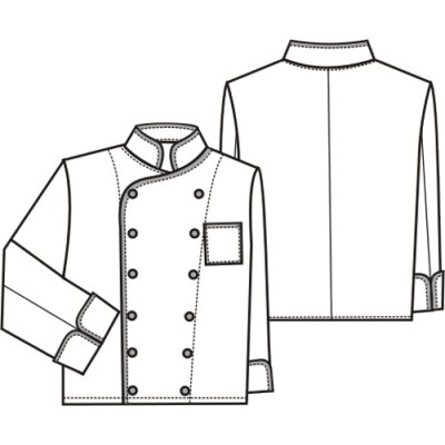 TDX Rondon dvouřadý, BA, dlouhý rukáv, VS182, středně modrý/bílý lem