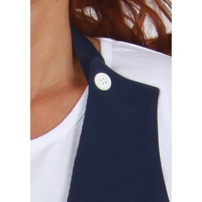 TDX Zástěra s laclem,  BA, VS182, tmavě modrý proužek/tmavě modrá - TD0060000000.jpg