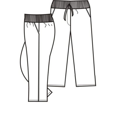 TDX Kalhoty dámské 3/4 KARINA, BA/SP, VS168, bílá/světle modrá - TD241701000W115_02.jpg