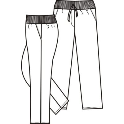 TDX Kalhoty dámské  VIOLA, BA/SP, VS168, bílé/bílý úplet/světle modrá výpustka - TD241801000W115_02.jpg