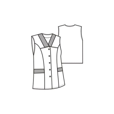 TDX, Dámská halena VILMA, VS168, bílá/oranžová kostička, vel.34-56 DOPRODEJ - TD2224.jpg