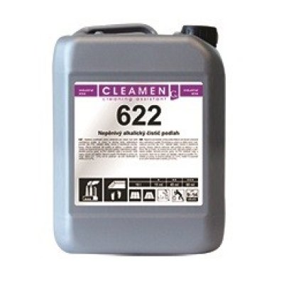 CLEAMEN 622, prostředek čistící, na podlahy, nepěnivý, alkalický, 5 kg