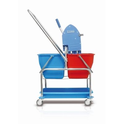 Vozík úklidový, CLEAMEN, 2x17 L