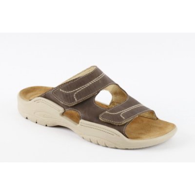 Medistyle, Pantofel pánský, MICHAL, hnědý, vel. 41 - 45, hnědý