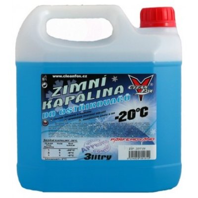 Autoll, CLEANFOX, Kapalina do ostřikovačů -20°C, 3 l