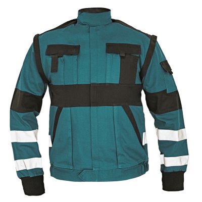 Červa, Bunda pracovní, MAX REFLEX, zeleno - černá, vel. 56 poslední kusy