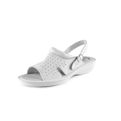 CS, Obuv sandál LIME celokožený, perforovaný s páskem kolem paty, podešev vel. 35-42