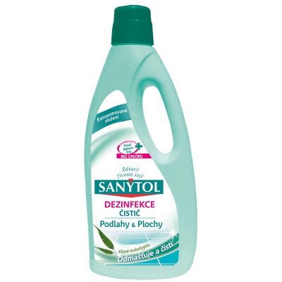 SANYTOL, Dezinfekce univerzální čistič podlahy - eukalyptus, 1 L