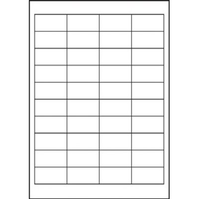 Etikety PRINT 48,5 x 25,4 bílé