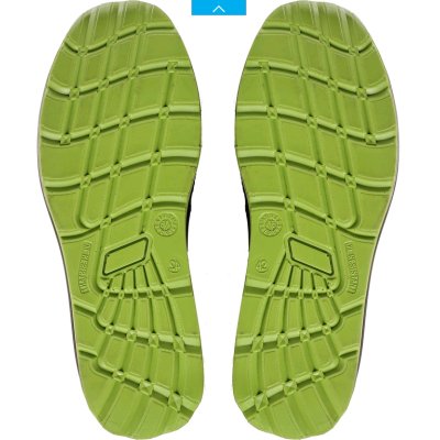 CS, Obuv polobotka, TEXLINE RAB S1 SRC, s ocel. špičkou, černo-zelená, vel. 35 - 48