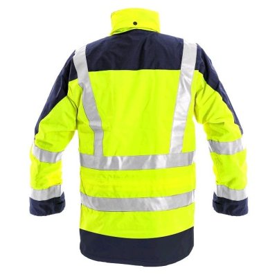 CXS, Bunda pánská výstražná 5v1 LONDON, žluto-modrá, vel. S-3XL
