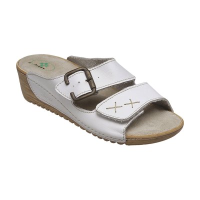 Santé, Pantofel dámský, bílý, N/105/1/10 AKCE  poslední kus vel. 41 AKCE