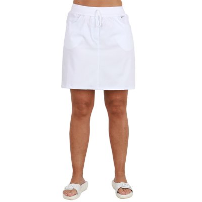 TDX Sukně krátká TAMARA, BA/ELAS, riflové kapsy, VS168, bílá - Dámská pracovní sukně TAMARA, bílá