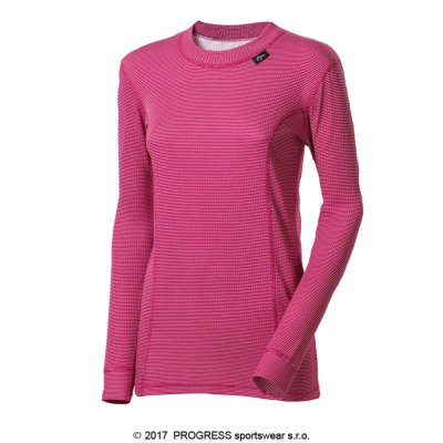 TEMPISH triko dámské, dlouhý rukáv PROGRESS, MS NDRZ 5PA tm.růžové