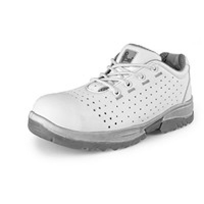 CS, Obuv polobotka, WHITE LINDEN 01,  bílá, vel. 36 - 48