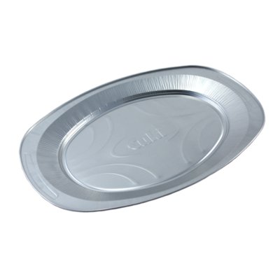Podnos oválný ALU 44,6 x 29,6 cm (10.019566)