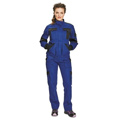 Červa, MAX LADY, Kalhoty dámské do pasu, modro - černé, vel. 34 - 54