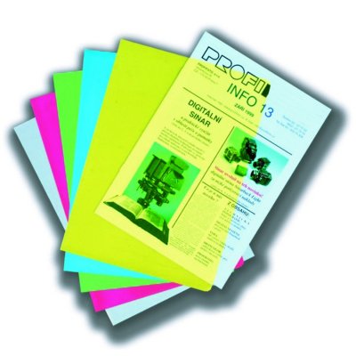 Obal na dokumenty A4 L, červený, 115 mic, 100ks