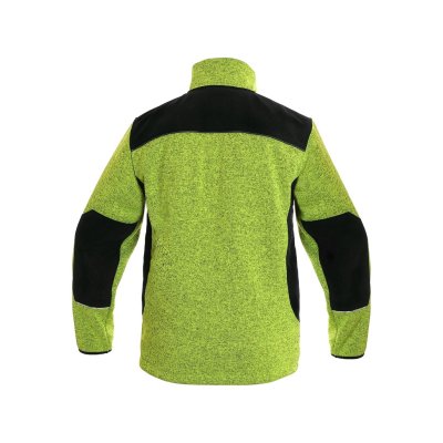 CS, Bunda pánská (mikina) na zip, GARLAND, zeleno - černá, vel. XS - 4XL - ZELENÁ GARLAND_2.JPG