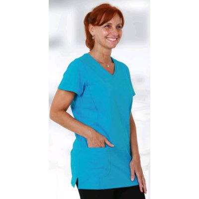 TDX, Triko dámské, prodloužené, 6001 ADITTA, VS 168, tyrkysové, vel. XS - 3XL