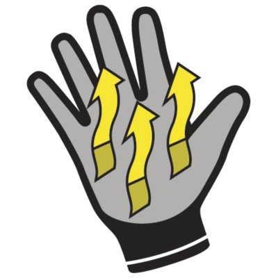 Delta, Rukavice úpletové, VE702GR, PU, šedé, vel. 6 - 10