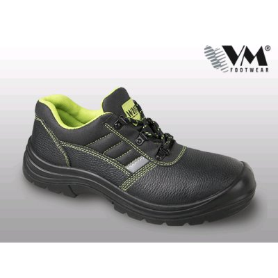 VM Footwear, Obuv polobotka, GOTEBORG S1, s ocel. tužinkou,  černá, vel. 36 - 48