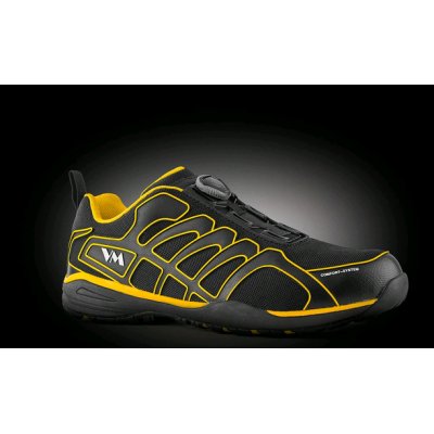 VM Footwear, Obuv polobotka, outdoorová, PHILADELPHIA, černo - žlutá, vel. 39 - 47