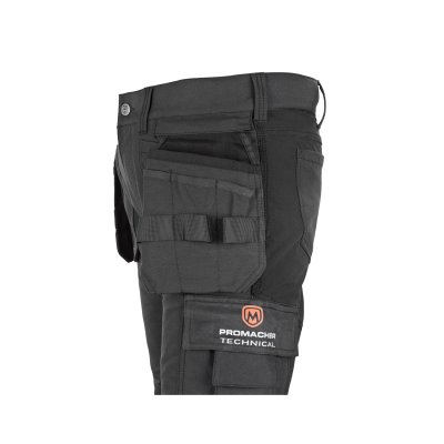 PROMACHER, Kalhoty pracovní, pánské, strečové, EREBOS, černé, vel. 44 - 60 - p81002_erebos_07.png