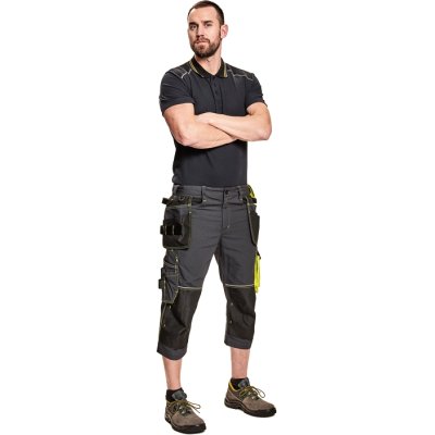 Červa, Kalhoty 3/4 pánské, pracovní, KNOXFIELD 320, antracit - žlutá, vel. 46 - 64 AKCE JARO - c7ff8ff60a21898ad647d6ad82412bde.jpg