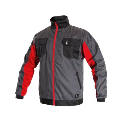 CS, Blůza pánská, pracovní, PHOENIX PERSEUS, šedo - červená, vel. 46 - 64