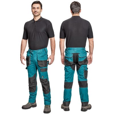 Červa, Kalhoty pracovní, pánské, DAYBORO, petrolejové, vel. 46 - 64