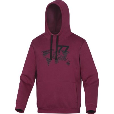 Delta, Mikina pánská, LECCO, bordó - černá, vel. S - 3XL