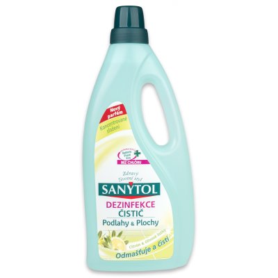 SANYTOL, Podlahy a plochy, citrus, 1 L