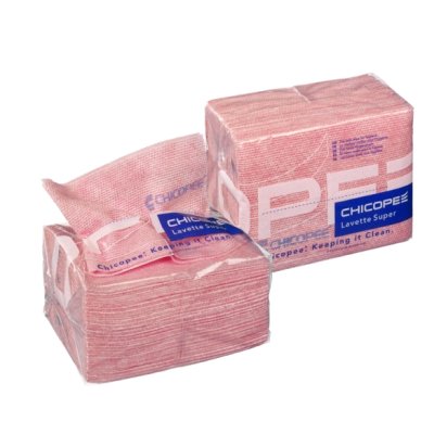 Utěrka rychleschnoucí, CHICOPEE LAVETTE SUPER, 51 x 36cm, červená, 25 ks