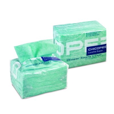 Utěrka rychleschnoucí, CHICOPEE LAVETTE SUPER, 51 x 36cm, zelená, 25 ks