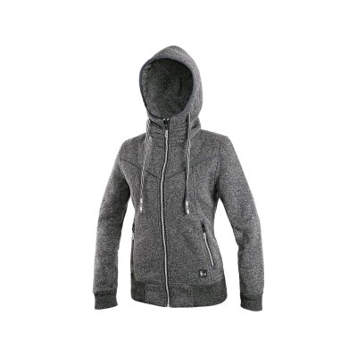 CS, Bunda dámská, pleteninová, POMONA, šedá, vel. XS - 3XL