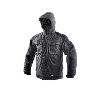 CS, Bunda pánská 2v1, zateplená, IRVINE, šedo - černá, vel S - 5XL