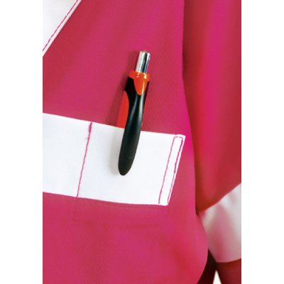 TDX Halena dámská přes hlavu LIBUŠE, BA/PES, kimono rukáv, VS168, bílá/tmavě růžová - TD460300000.jpg