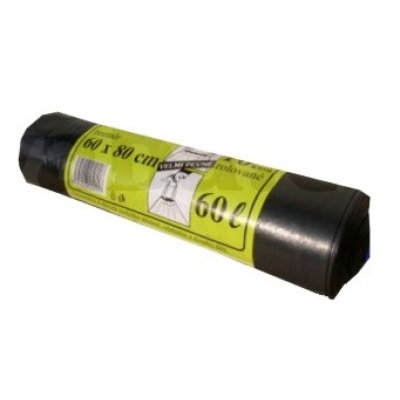 Pytel LDPE, recykl, 60 x 80 cm, ZATAHOVACÍ, 10 ks/role