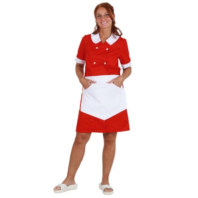 TDX Zástěra dámská do pasu ETELA, kapsy, BA/PES, bílá - TD50030000000.jpg