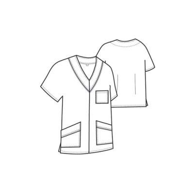 TDX Halena dámská přes hlavu MAGDALÉNA, BA, VS168, barevný puntík tmavý/výpustka tmavě růžová