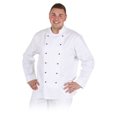 TDX Rondon pánský dvouřadý, BA, dlouhý rukáv, VS182, bílý - TD04040000000.jpg