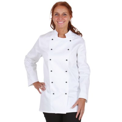 TDX Rondon dámský dvouřadý, BA, dlouhý rukáv, VS170, bílý - TD04050000000.jpg