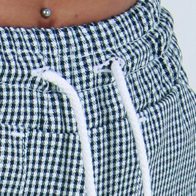 TDX Kalhoty unisex do pasu3/4, BA, VS182.168, černobílé pepito - detail 6059.jpg